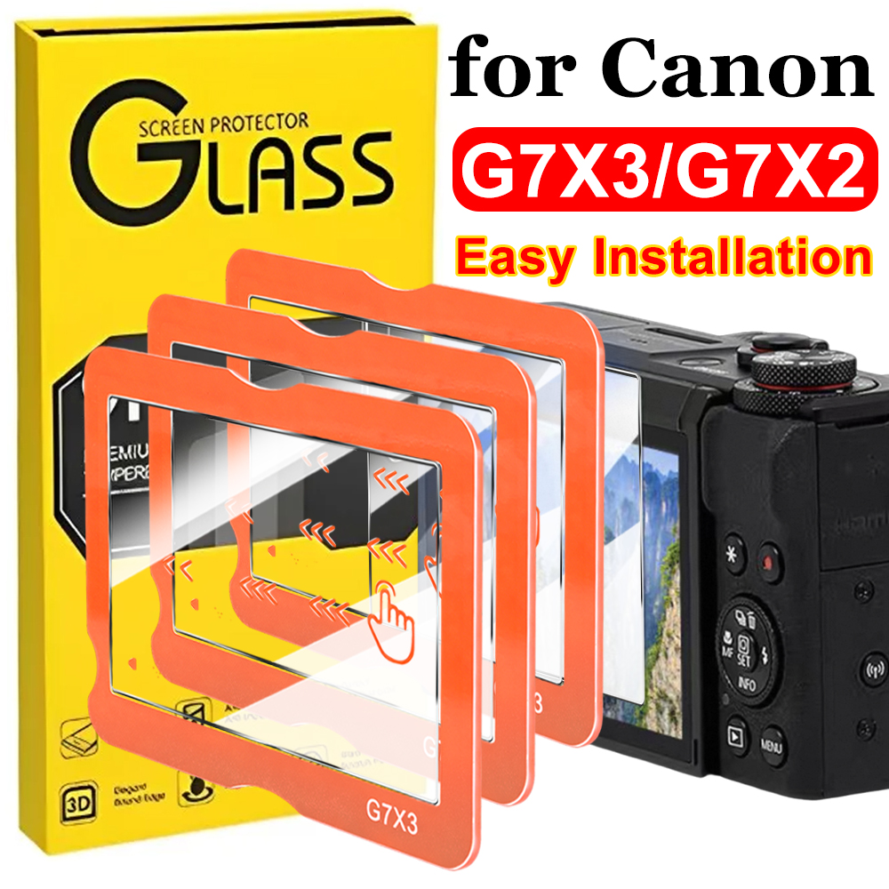 Photography Icon - 9H Tempered Glass For Canon PowerShot