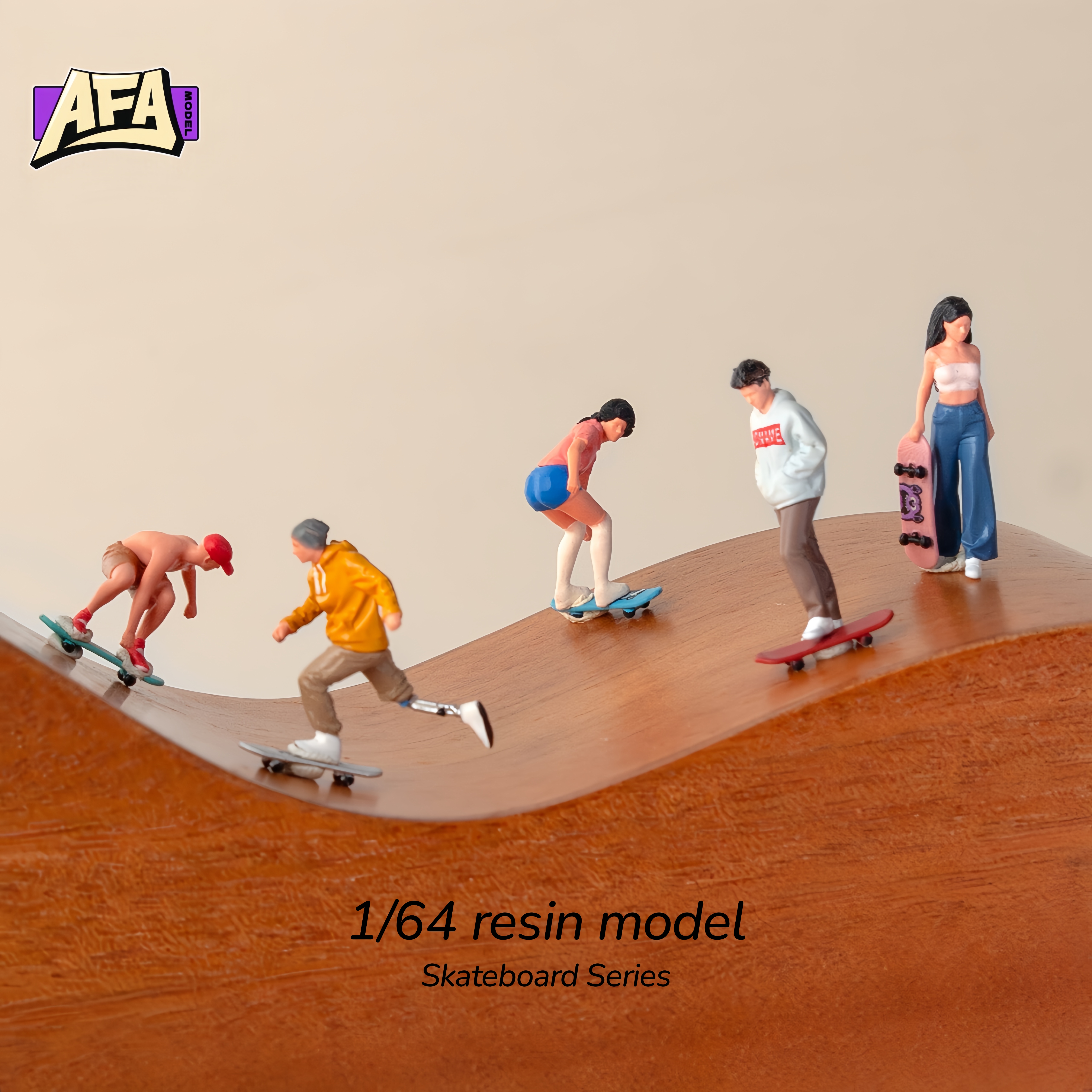 Photography Kit - 1 64 resin diorama skate Miniature