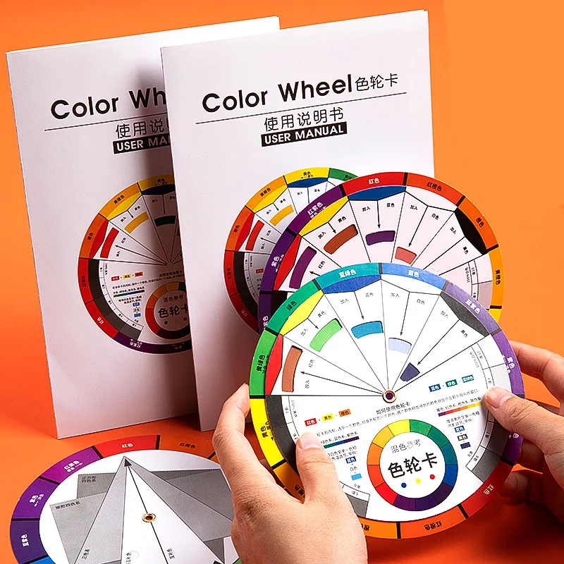Color Checker Card - 72 Colors Paper Card Wheel For