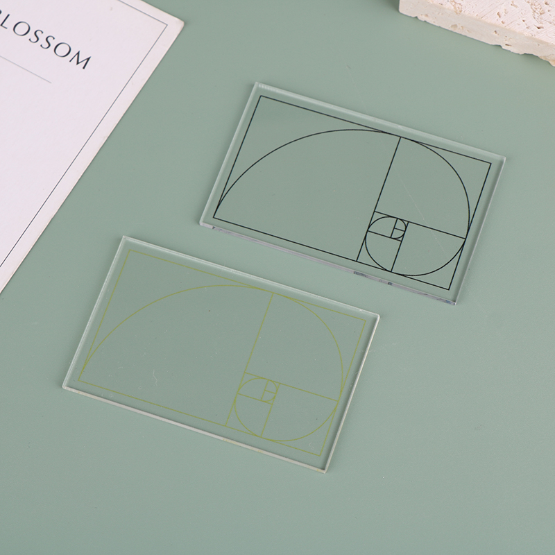 Photography Golden Ratio - Viewfinder Ruler Golden Ratio Ruler Clear