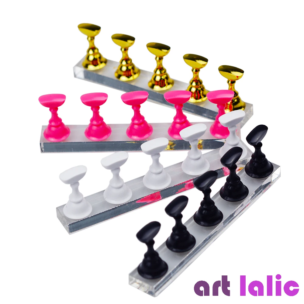 Color Checker Card - 5Pcs Nail Art Practice Display Stand