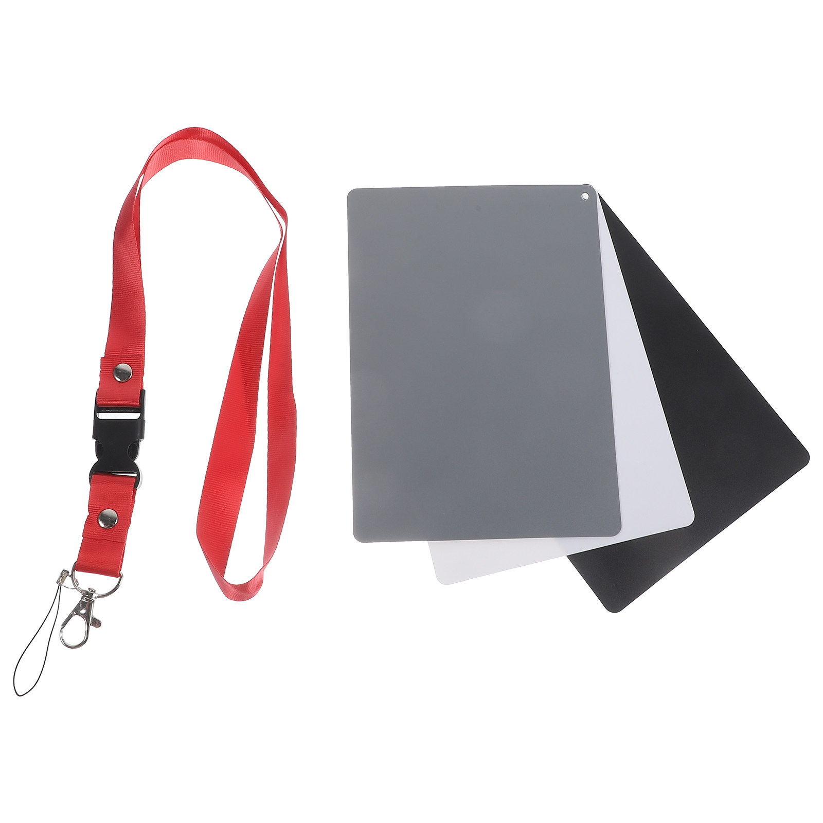 Color Checker Card - Black Gray White Balance Card Portable
