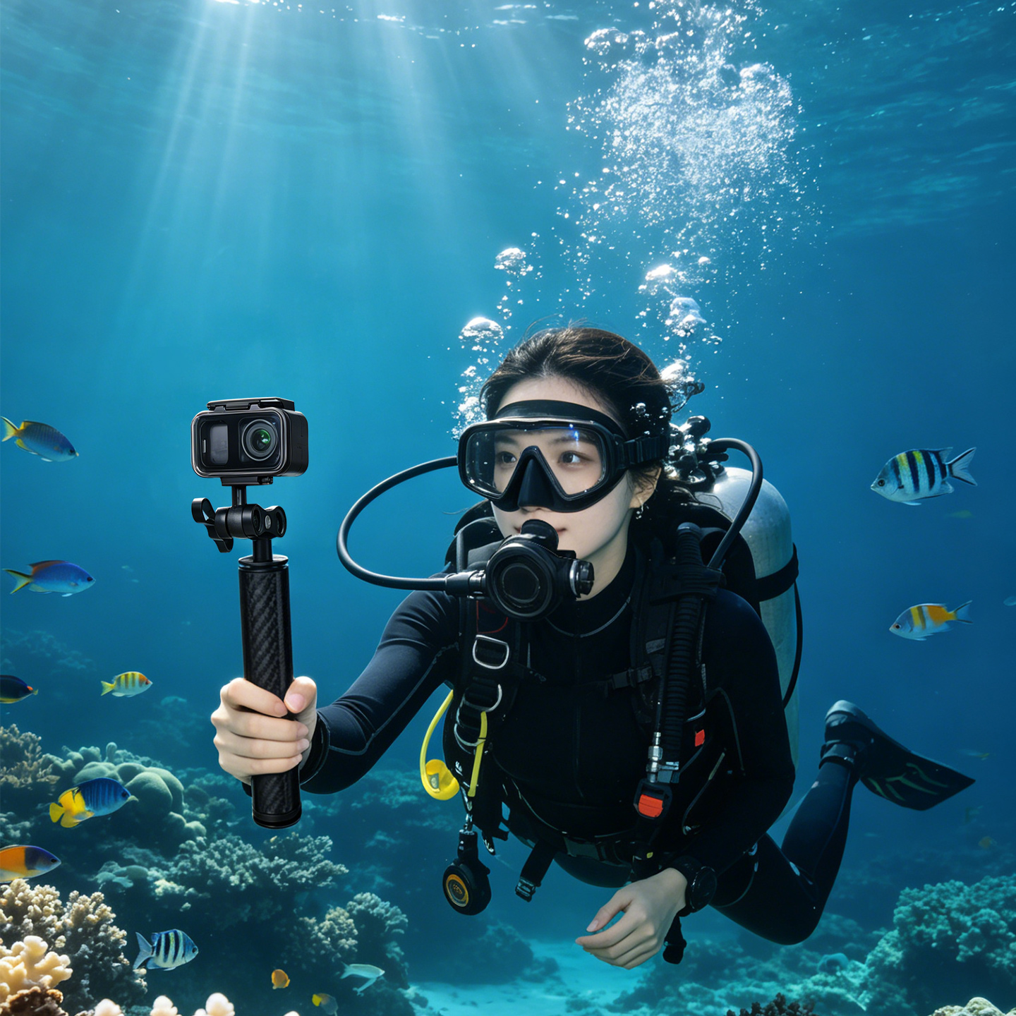 Underwater Diving Case for DJI - Fluid Head Tripod บทวิจารณ์และราคา