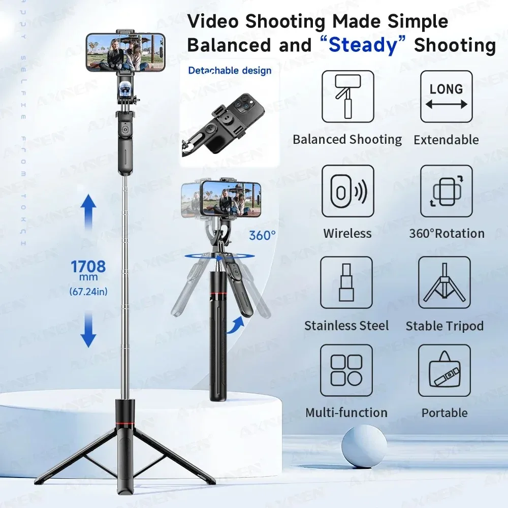 F16 Selfie Stick Tripod with 1 - Camera Tripod Carbon บทวิจารณ์และราคา