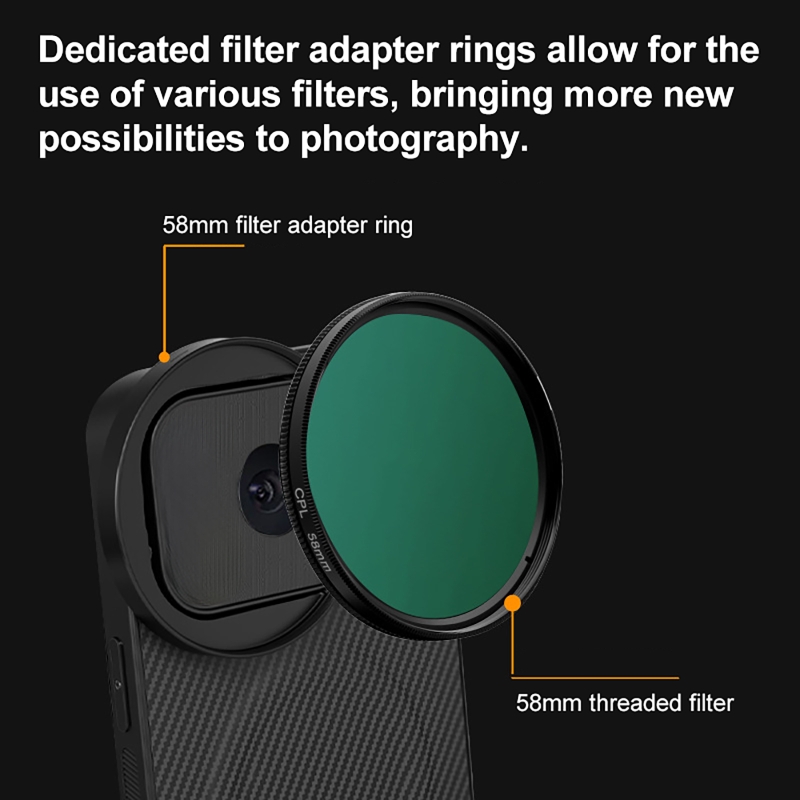 4 in 1 Lens 58mm Mobile Phone  - Photography Kit บทวิจารณ์และราคา