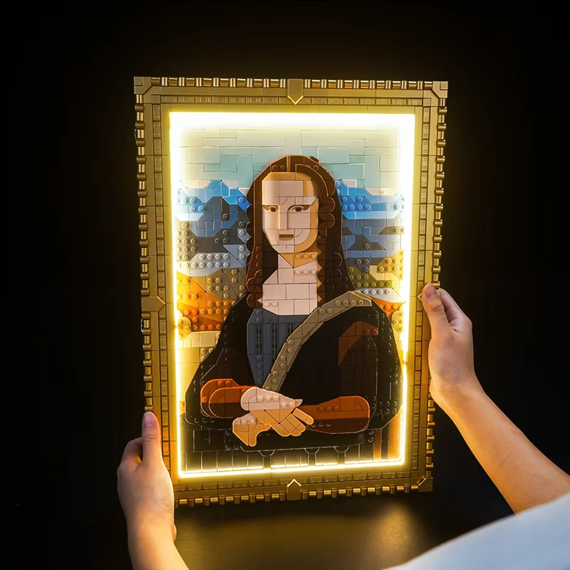 DIY Mona Lisa Building Blocks  - Photography Icon บทวิจารณ์และราคา
