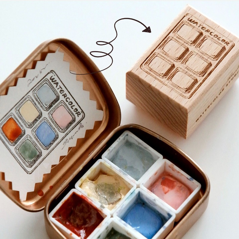 6 Grid Watercolor Color Card W - Color Checker Card บทวิจารณ์และราคา
