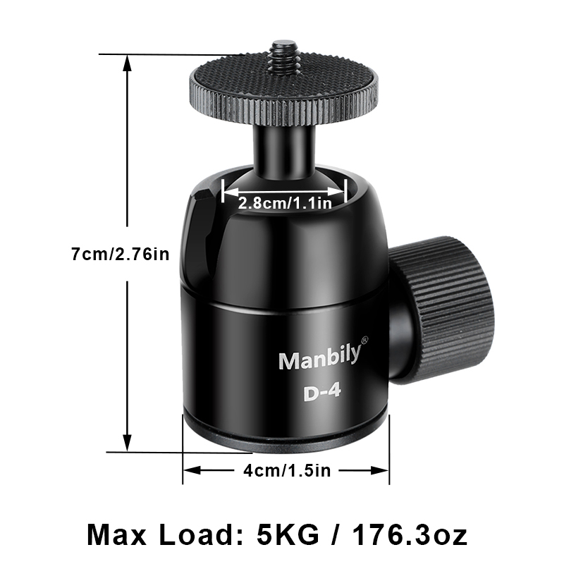 Manbily Camera Tripod Head 28m - Fluid Head Tripod บทวิจารณ์และราคา