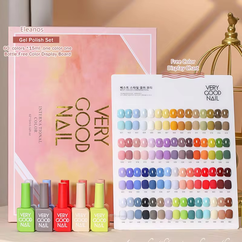 Eleanos 60pcs Very Good Nail G - Color Checker Card บทวิจารณ์และราคา