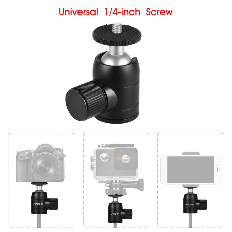 Andoer Tripod Ball Head 360 De - Fluid Head Tripod บทวิจารณ์และราคา
