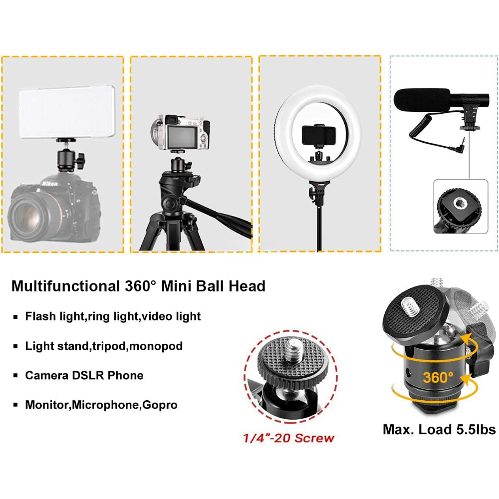 ERIKOLE Super Clamp with 360°  - Fluid Head Tripod บทวิจารณ์และราคา