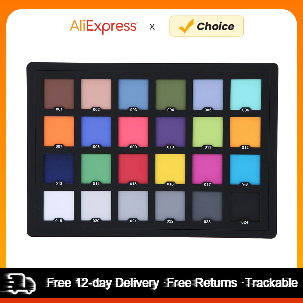 Professional 24 Color Card Tes - Color Checker Card บทวิจารณ์และราคา