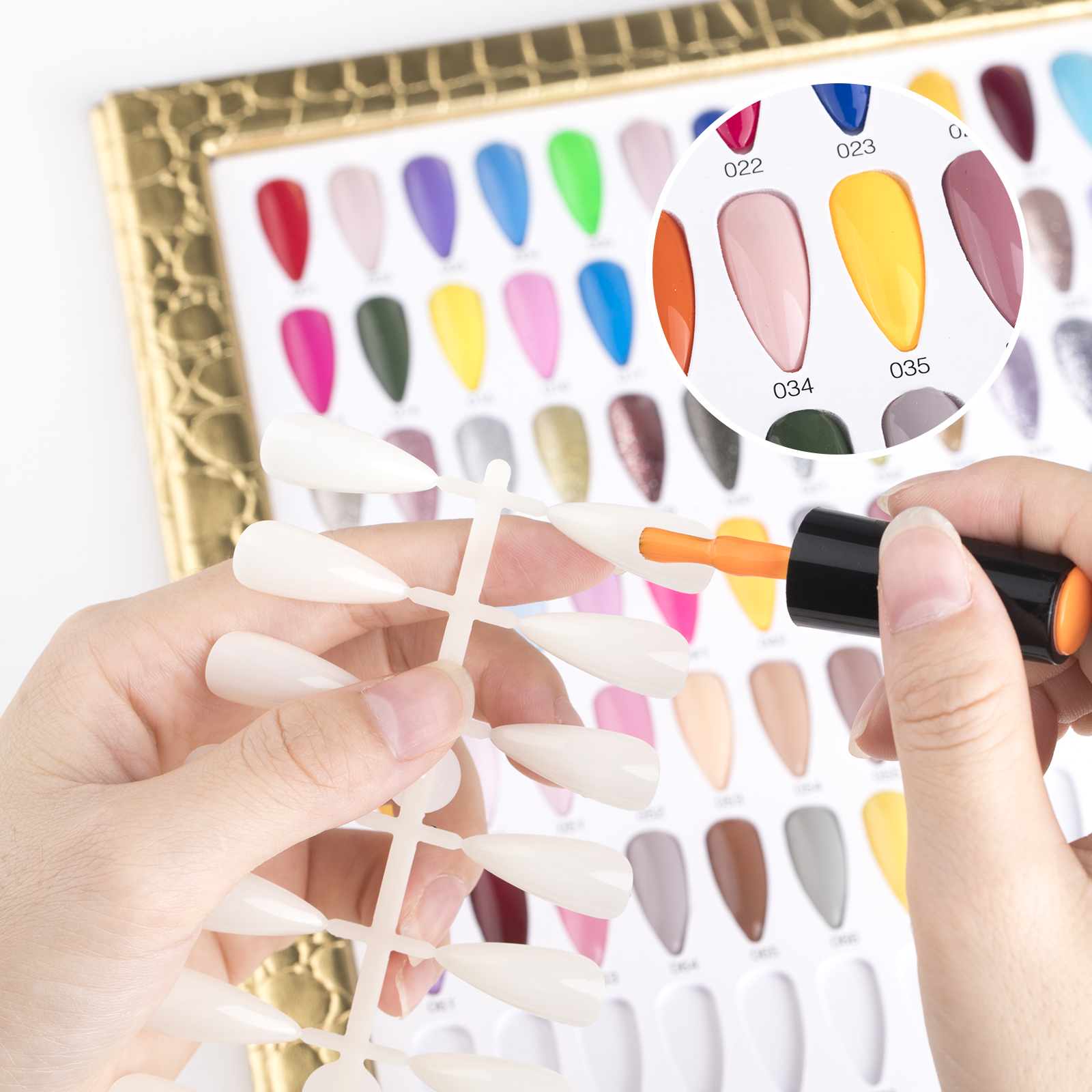 TP 216 Colors Nail Display Boo - Color Checker Card บทวิจารณ์และราคา