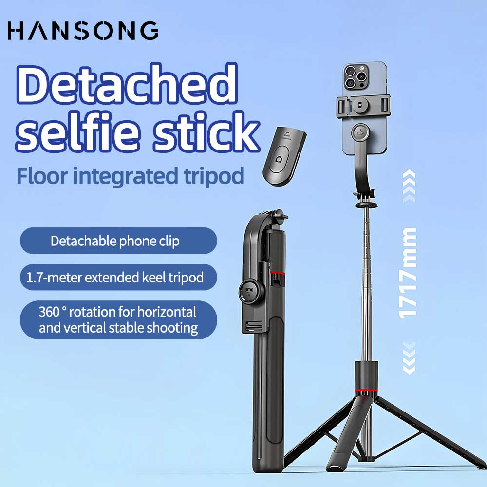 Foldable Selfie Stick Doule LE - Camera Tripod Carbon บทวิจารณ์และราคา