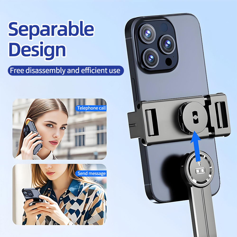 Foldable Selfie Stick Doule LE - Camera Tripod Carbon บทวิจารณ์และราคา