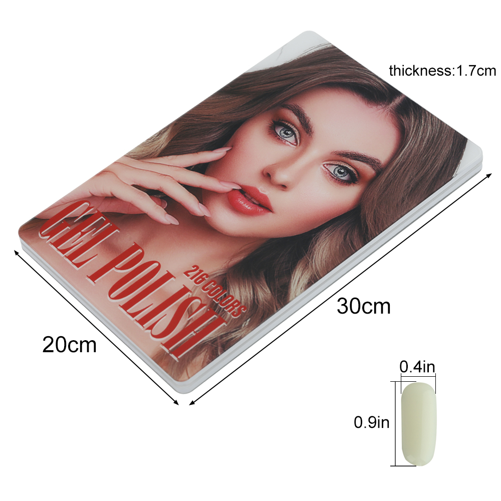 New 216 Acrylic Nail Color Dis - Color Checker Card บทวิจารณ์และราคา