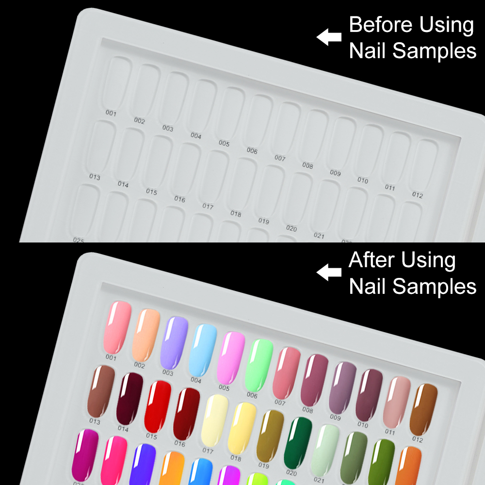 New 216 Acrylic Nail Color Dis - Color Checker Card บทวิจารณ์และราคา