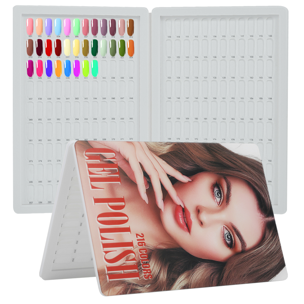 New 216 Acrylic Nail Color Dis - Color Checker Card บทวิจารณ์และราคา