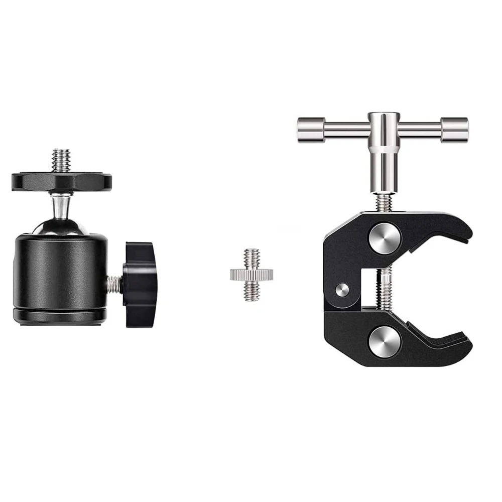 Super Clamp with 360° Mini Bal - Fluid Head Tripod บทวิจารณ์และราคา