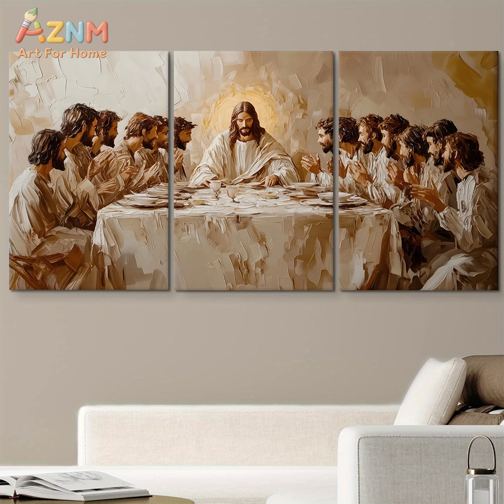 3PCS The Last Supper Abstract  - Photography Kit บทวิจารณ์และราคา