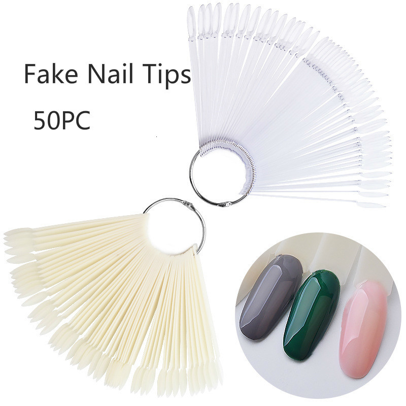 50pcs Color Card Nail Tips Dis - Color Checker Card บทวิจารณ์และราคา