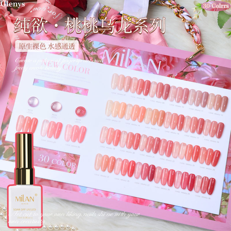 Glenys 30 color nail polish ge - Color Checker Card บทวิจารณ์และราคา