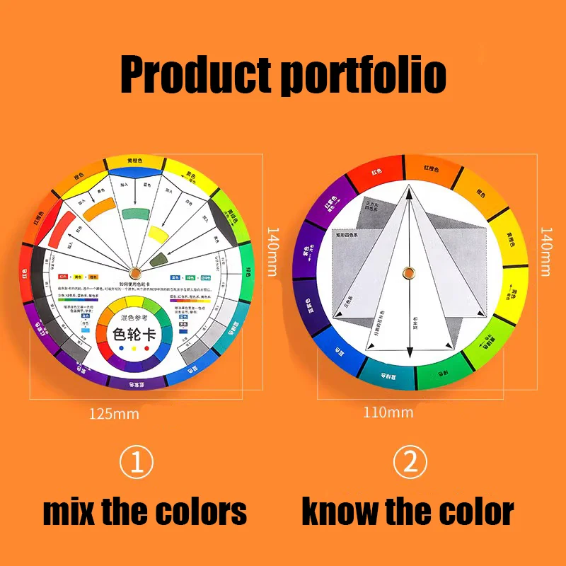 72 Colors Paper Card Wheel For - Color Checker Card บทวิจารณ์และราคา