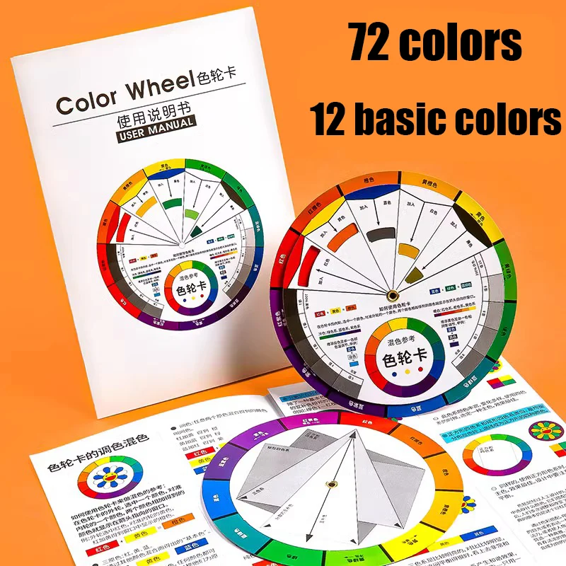 72 Colors Paper Card Wheel For - Color Checker Card บทวิจารณ์และราคา