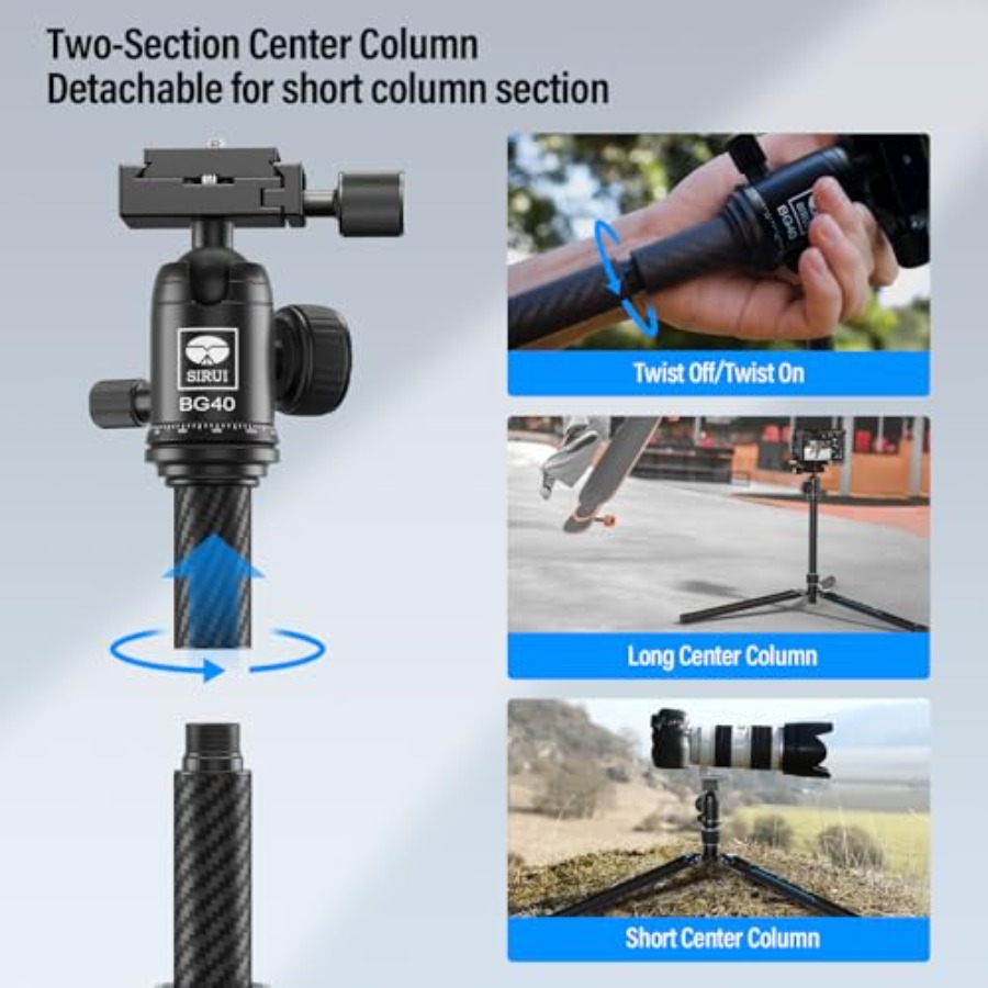 60 Carbon Fiber Tripod for Cam - Camera Tripod Carbon บทวิจารณ์และราคา