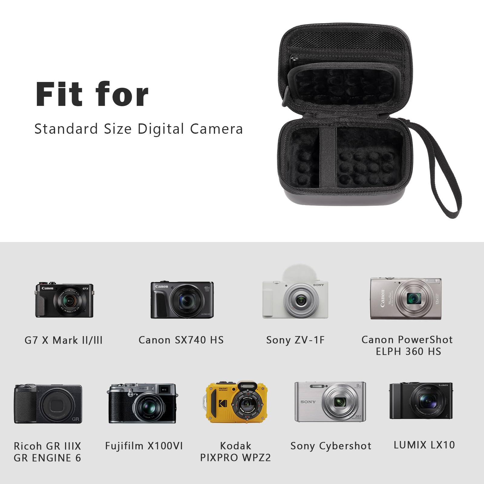 Hard Shell Digital Camera Case - Photography Icon บทวิจารณ์และราคา