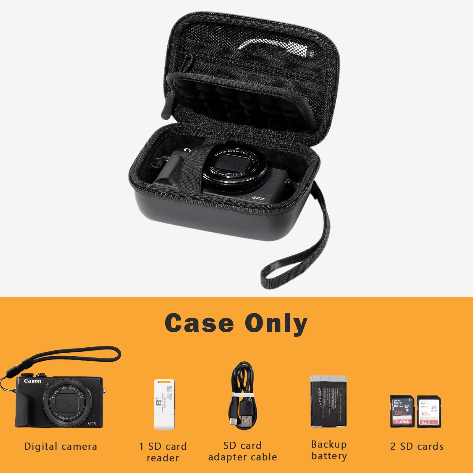 Hard Shell Digital Camera Case - Photography Icon บทวิจารณ์และราคา