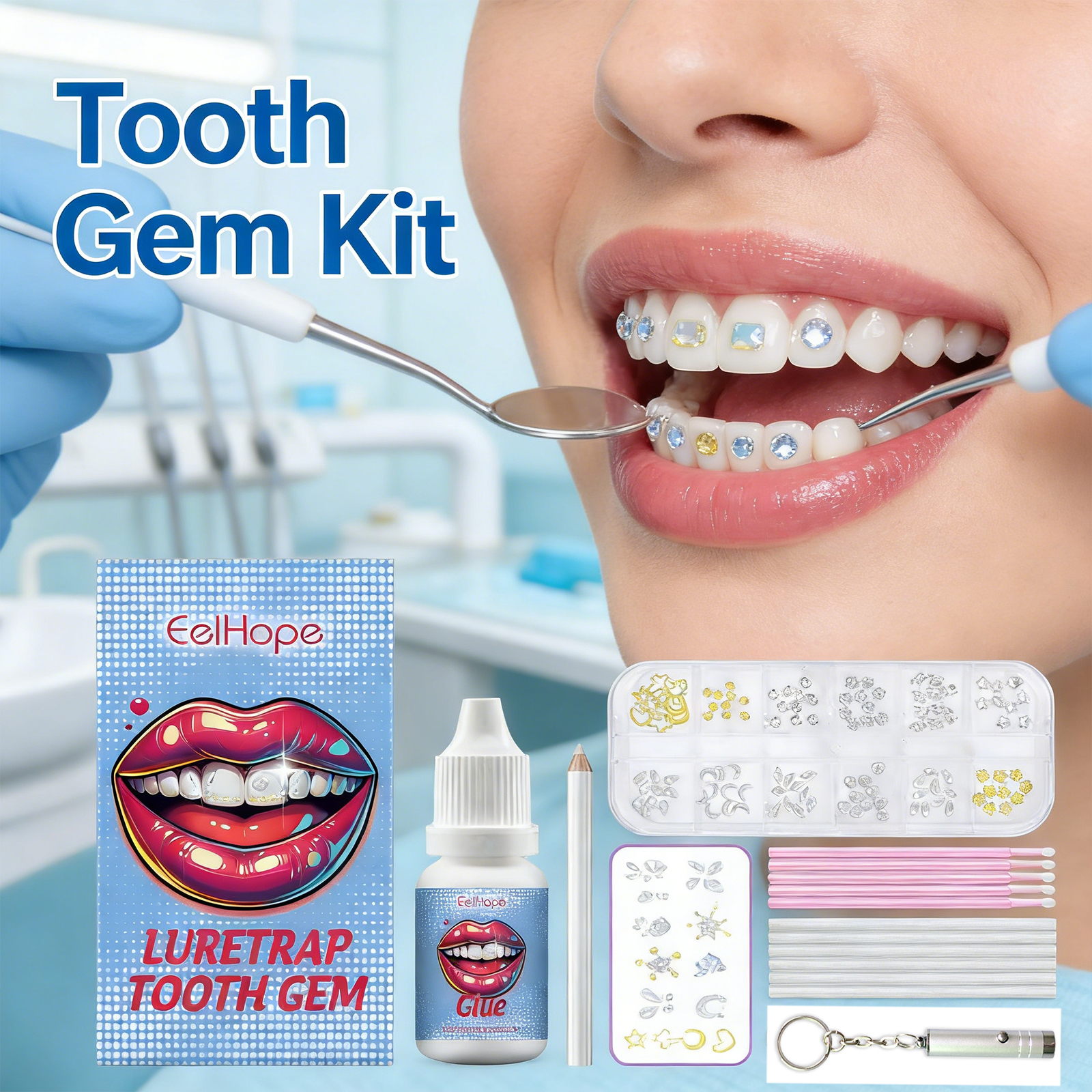 Tooth Gems Sparkling Teeth Jew - Photography Kit บทวิจารณ์และราคา