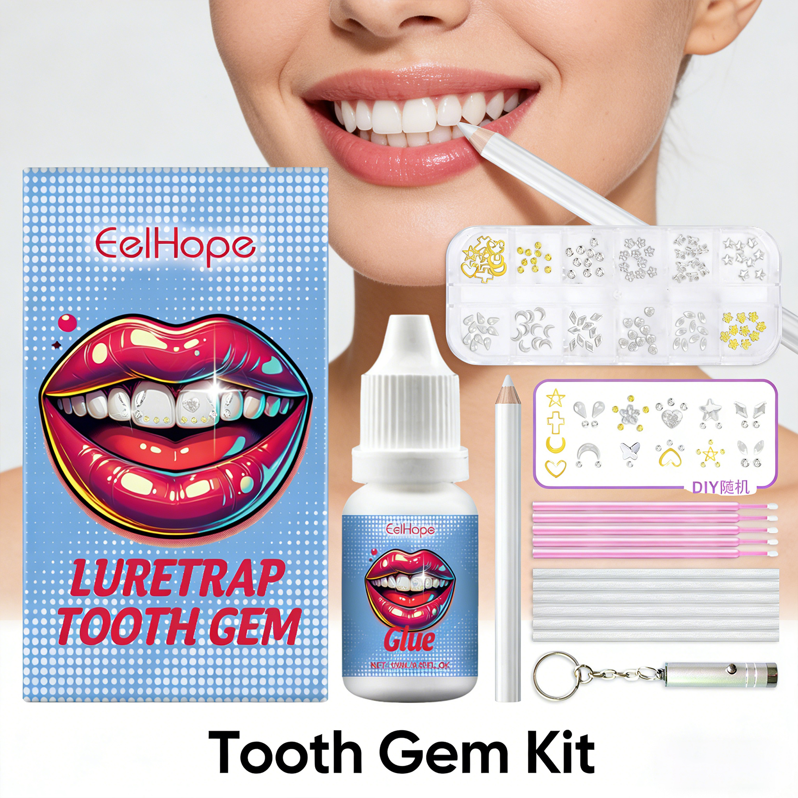 Tooth Gems Sparkling Teeth Jew - Photography Kit บทวิจารณ์และราคา