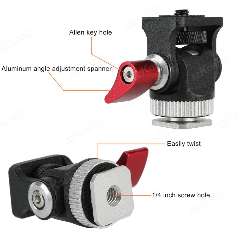 Mini Monitor Mount Holder Trip - Fluid Head Tripod บทวิจารณ์และราคา