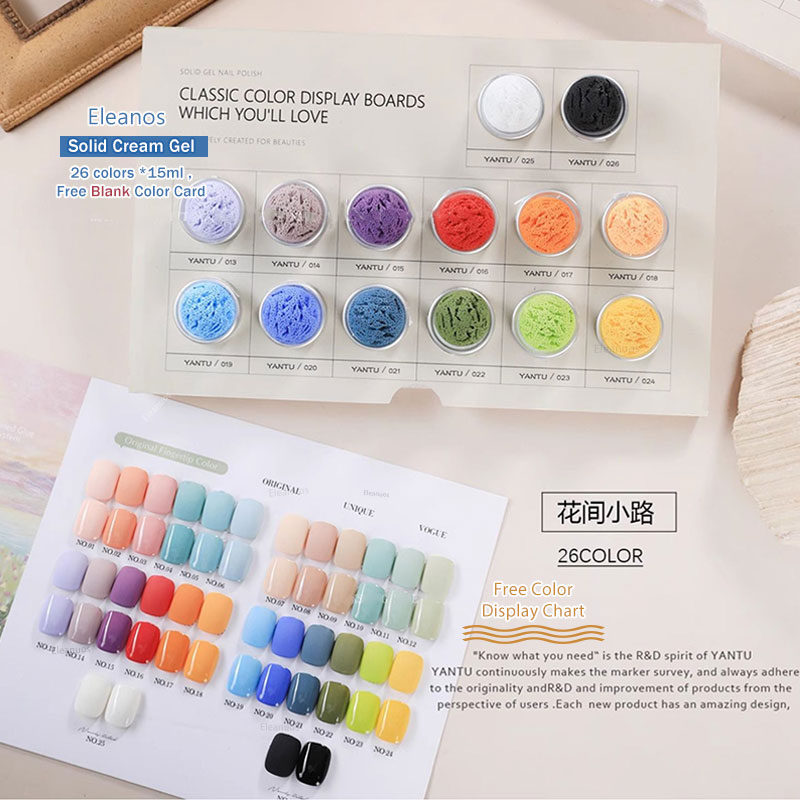 Eleanos Ice Cream 26pcs Solid  - Color Checker Card บทวิจารณ์และราคา