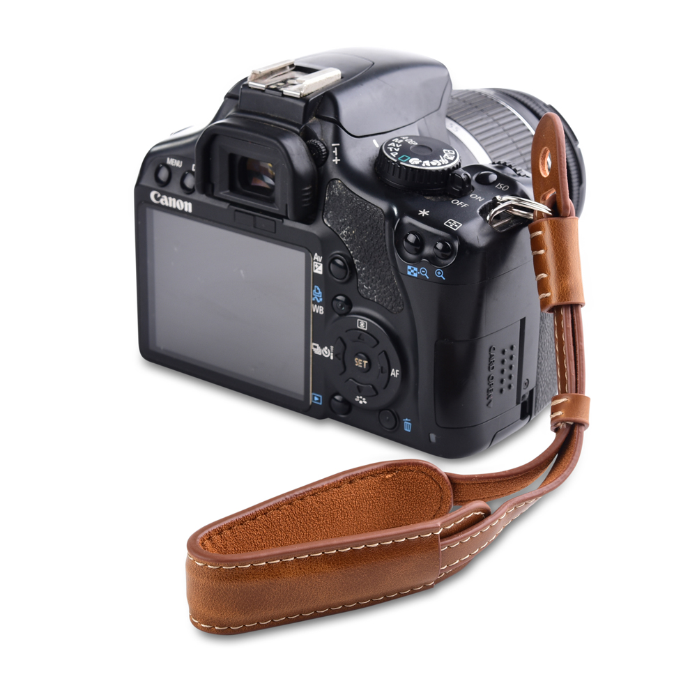 Camera Leather Hand Grip Metal - Photography Icon บทวิจารณ์และราคา