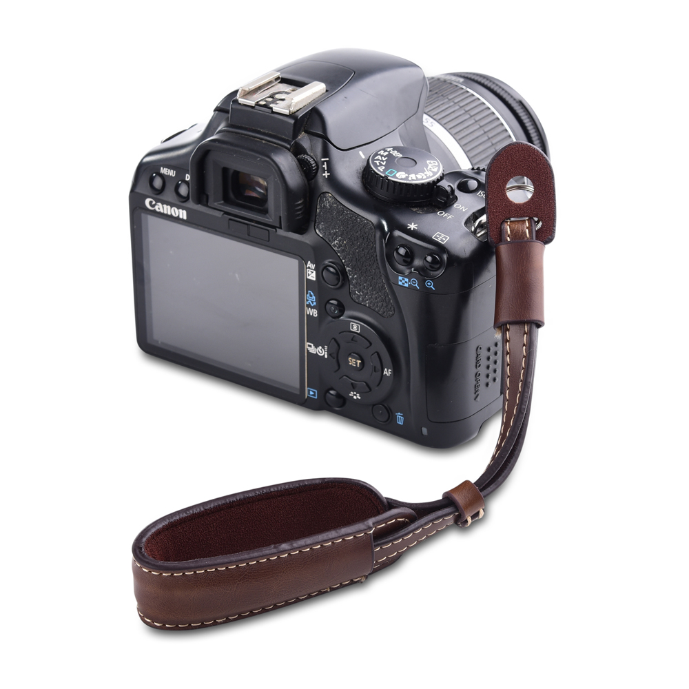 Camera Leather Hand Grip Metal - Photography Icon บทวิจารณ์และราคา