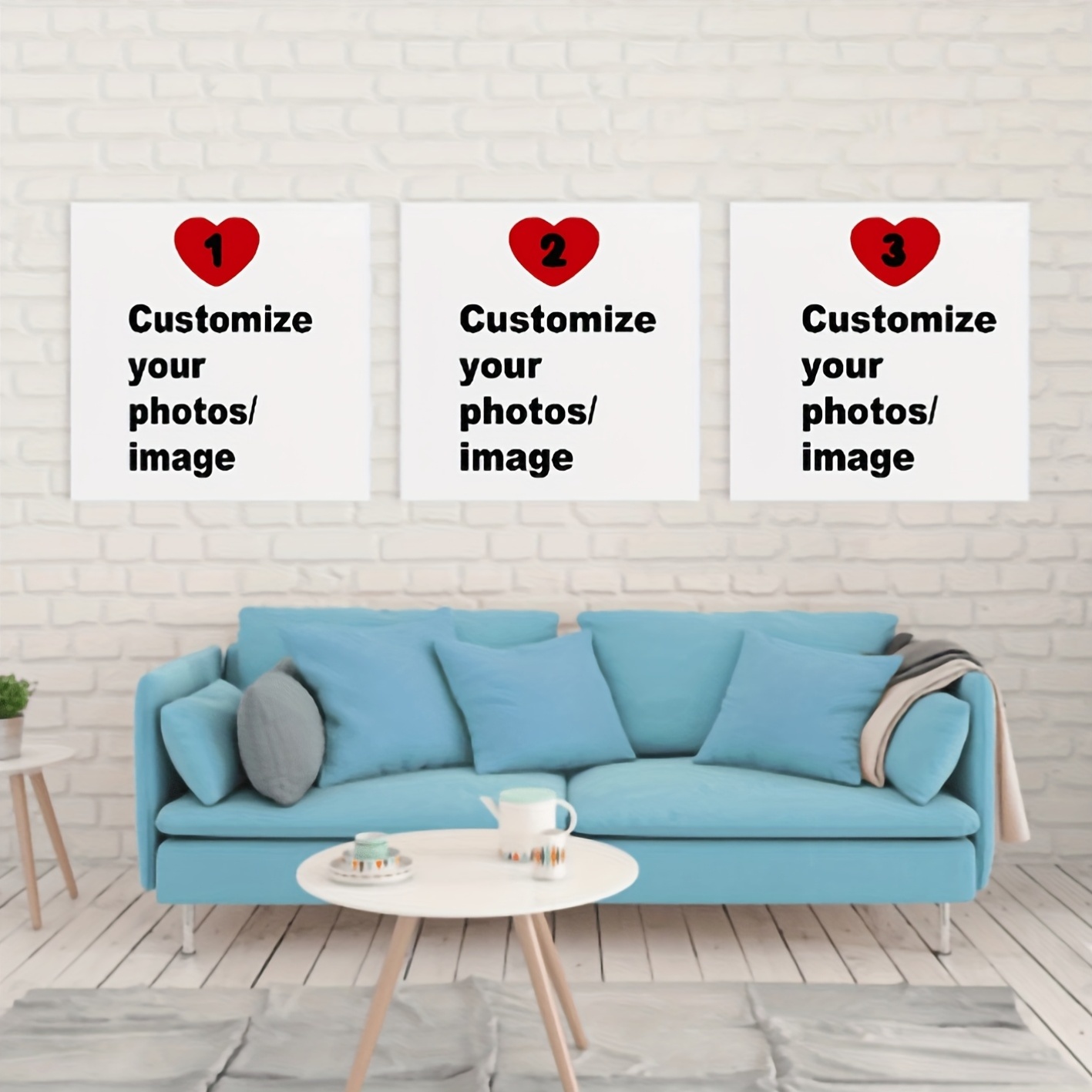 3pcs/set Custom Square Canvas  - Photography Kit บทวิจารณ์และราคา