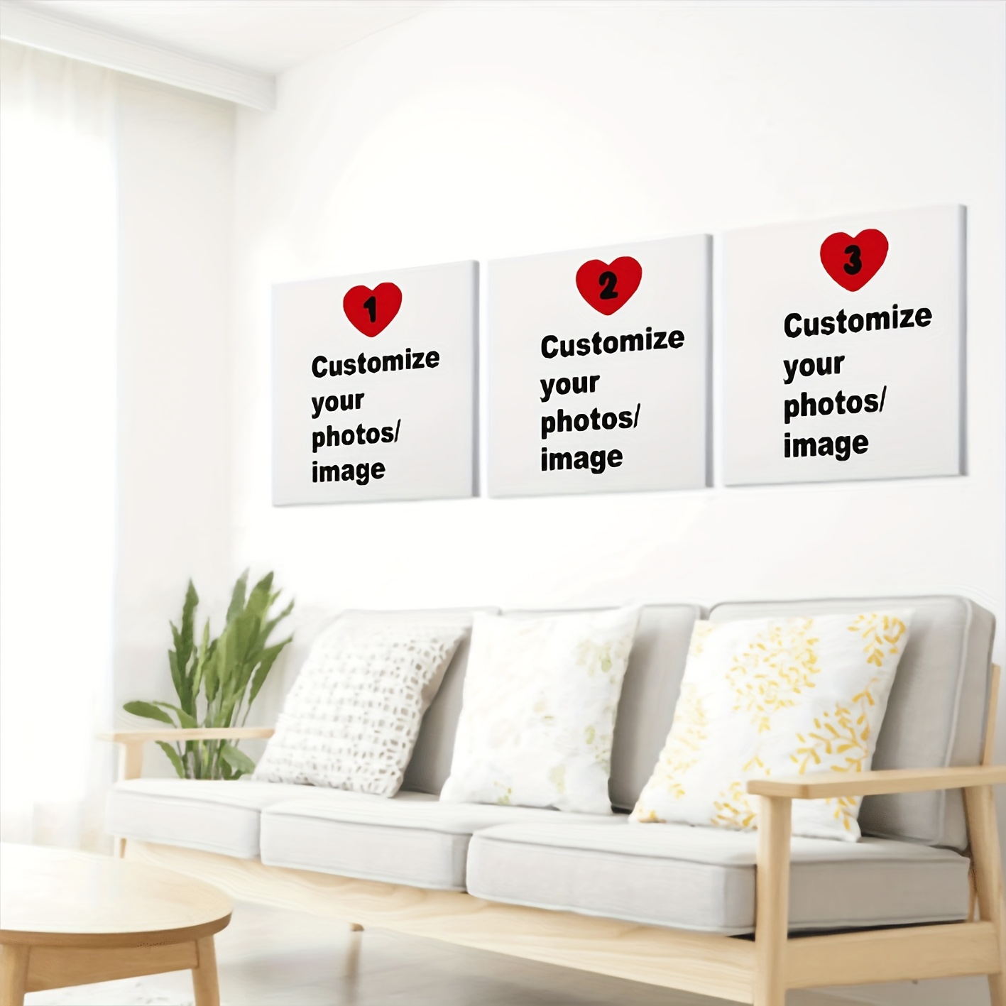 3pcs/set Custom Square Canvas  - Photography Kit บทวิจารณ์และราคา