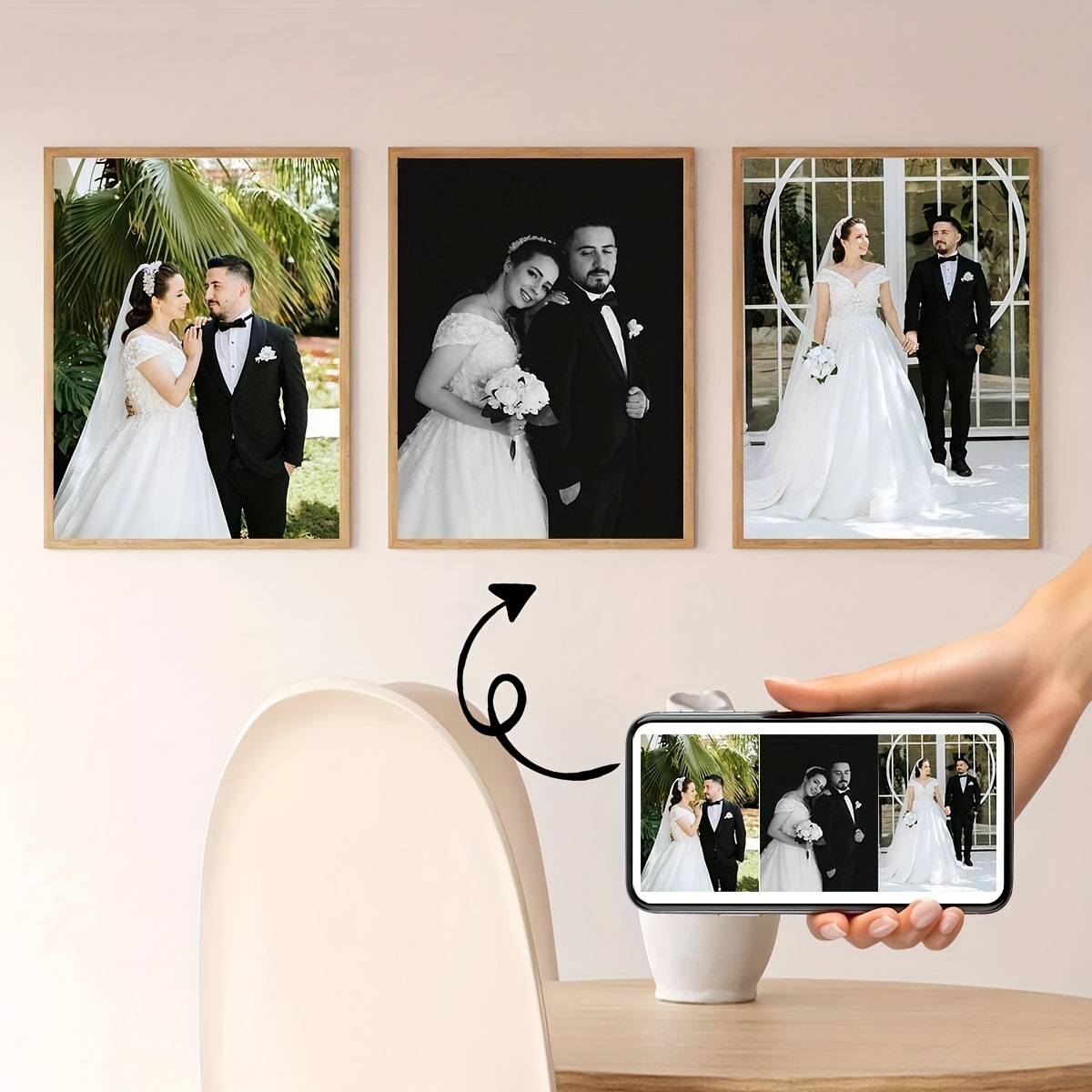 3pcs/set Custom Square Canvas  - Photography Kit บทวิจารณ์และราคา