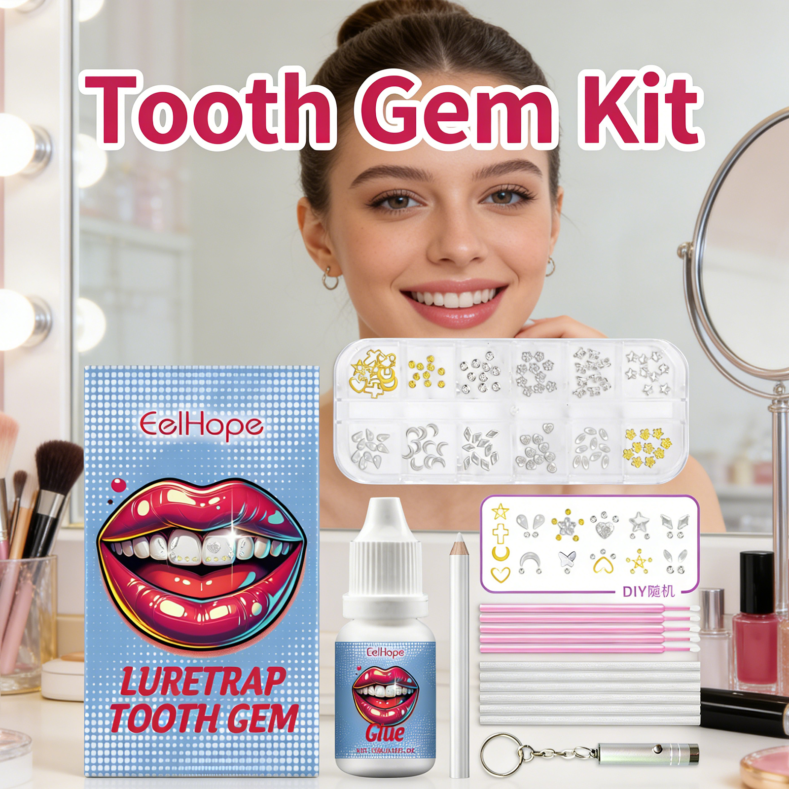 Tooth Gems Sparkling Teeth Jew - Photography Kit บทวิจารณ์และราคา