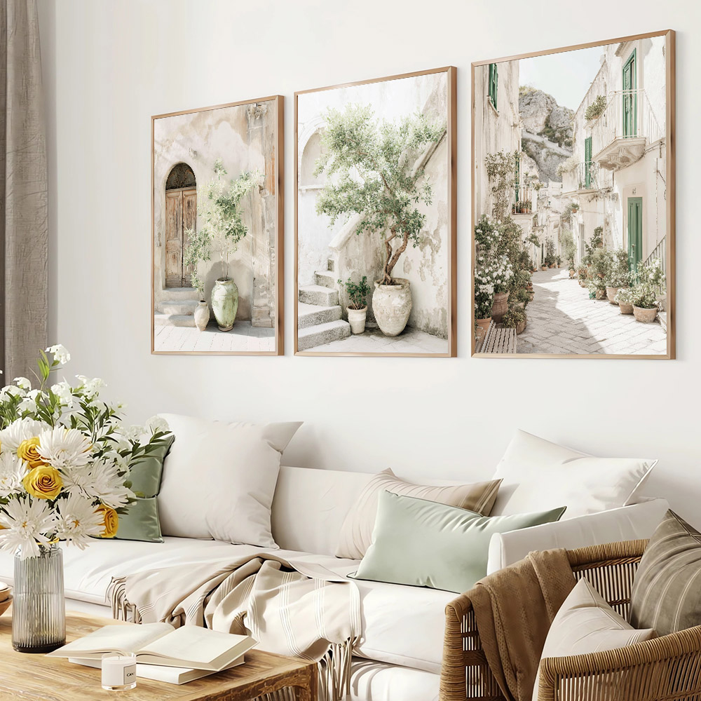 3pcs Set Unframed Italy Medite - Photography Kit บทวิจารณ์และราคา