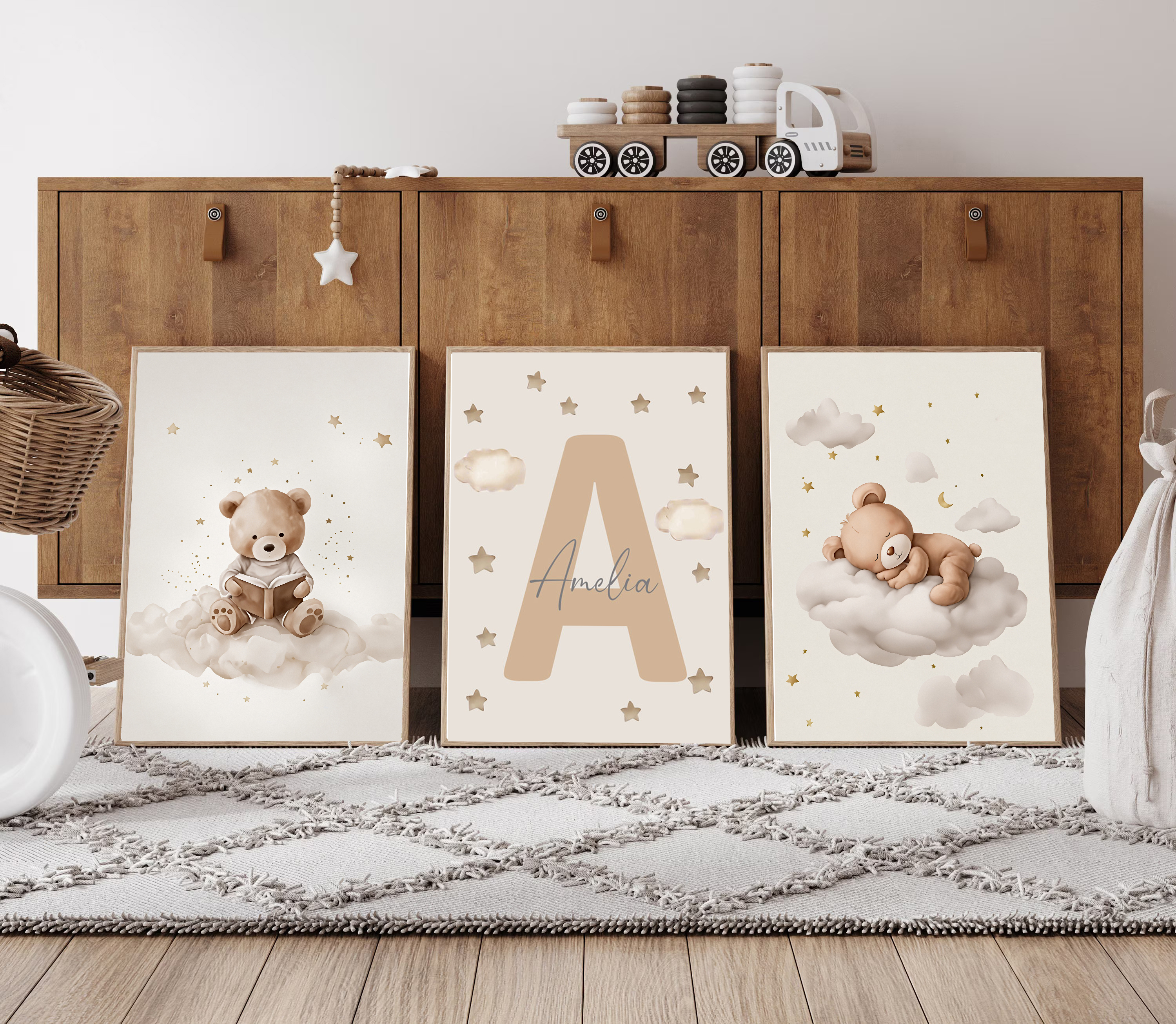 3pcs/set Bohemian Teddy Bear A - Photography Kit บทวิจารณ์และราคา