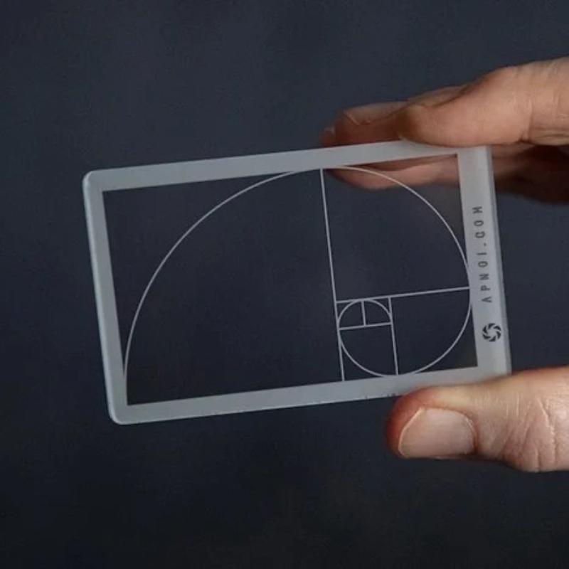 1/3Pcs Fibonacci Golden Ratio  - Photography Golden Ratio บทวิจารณ์และราคา